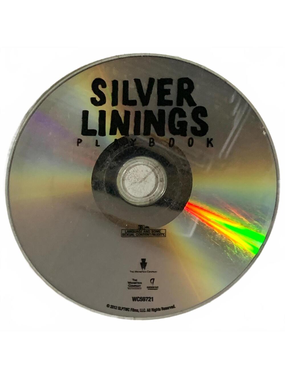 Silver Linings Playbook DVD Disc Only 2012 Comedy Drama Romance R